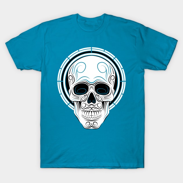 Geometric skull T-Shirt by goldengallery